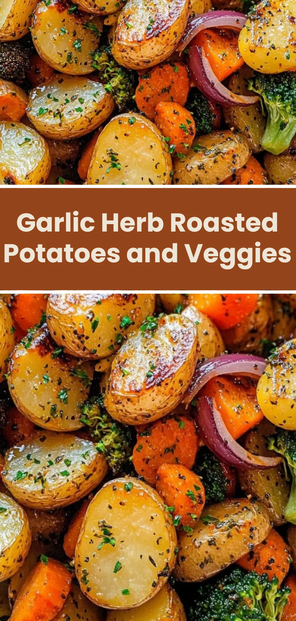 Garlic Herb Roasted Potatoes and Veggies