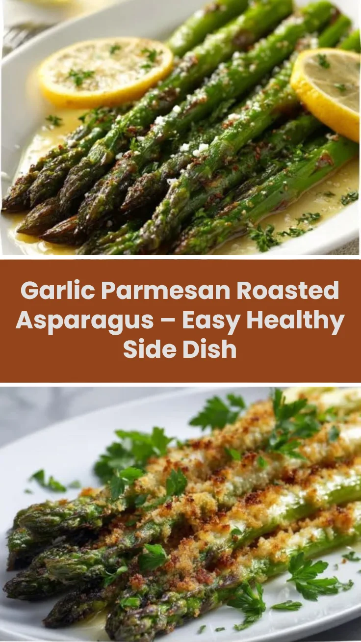 Garlic Parmesan Roasted Asparagus – Easy Healthy Side Dish
