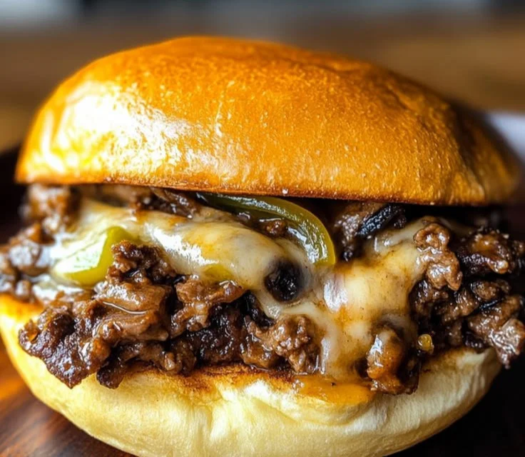 Gordon Ramsay's Philly Cheesesteak Sloppy Joes (Ava-Style)