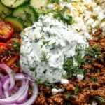 greek ground beef bowl with tzatziki 2026 06 02 054553