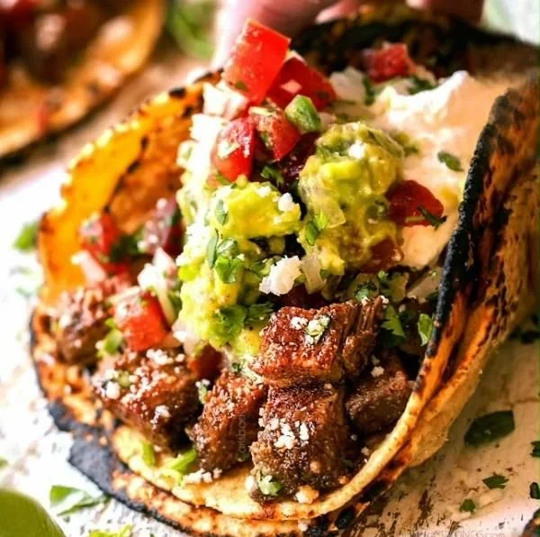 Juicy Grilled Beef Street Tacos