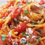 Neapolitan Pasta 3 Plate of authentic Neapolitan Pasta topped with fresh ingredients