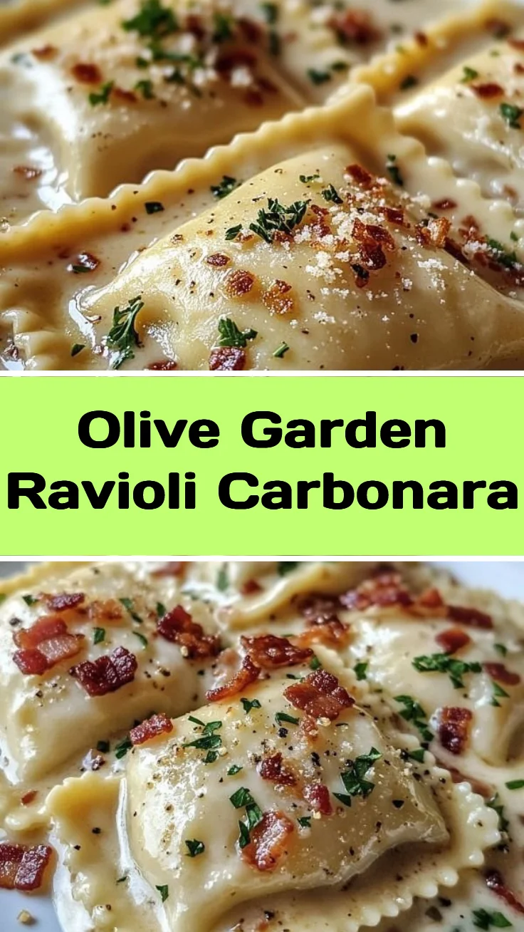 Olive Garden Ravioli Carbonara