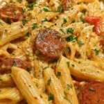 one pot creamy spicy cajun sausage pasta 2026 06 02 053945