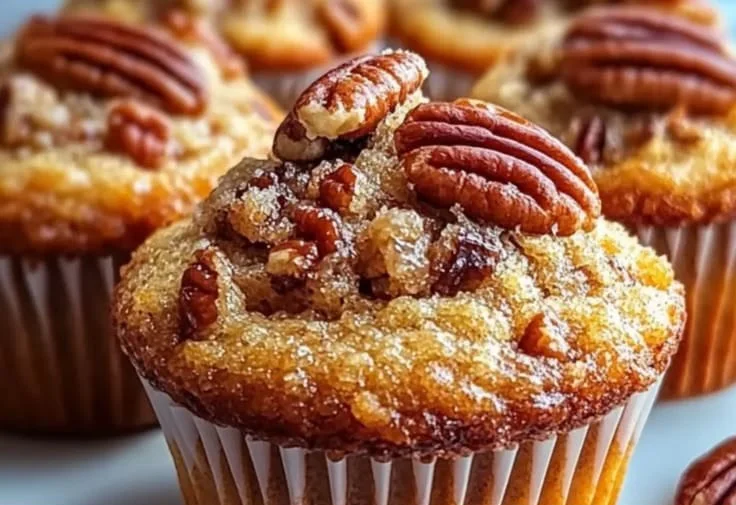 Pecan Pie Brown Sugar Muffins