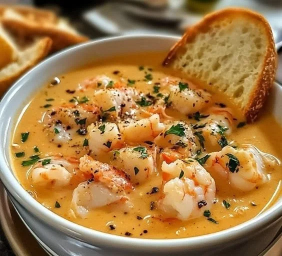 Rich Crab and Shrimp Bisque