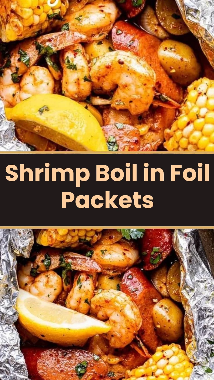 Shrimp Boil in Foil Packets