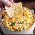 Delicious Southwest Corn Dip served hot or cold with fresh ingredients