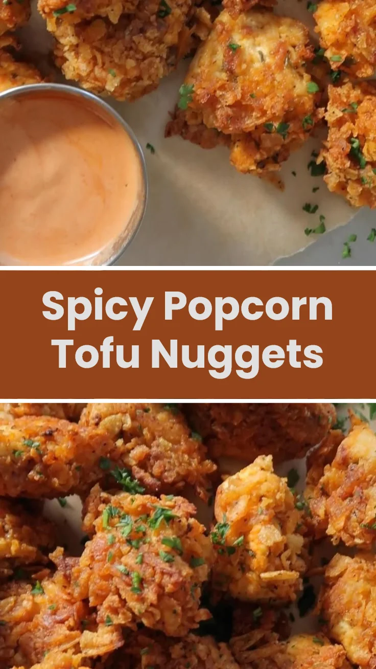Spicy Popcorn Tofu Nuggets