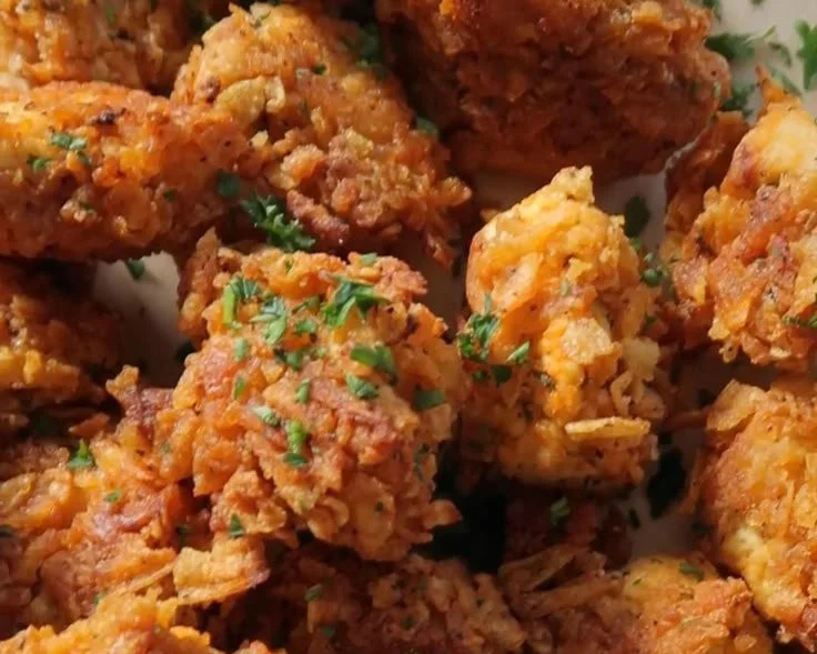 Spicy Popcorn Tofu Nuggets