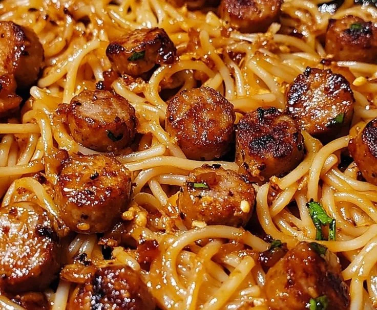 Sweet and Spicy Sausage Pasta