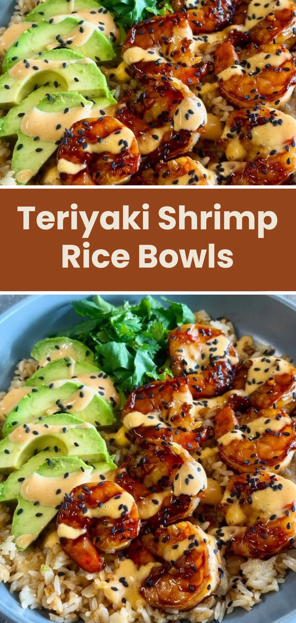 Teriyaki Shrimp Rice Bowls