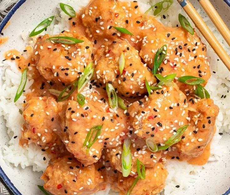 Vegan Bang Bang Cauliflower Wings