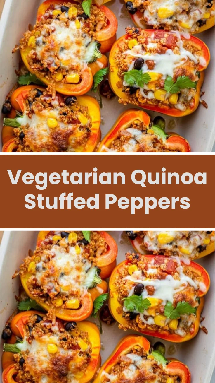 Vegetarian Quinoa Stuffed Peppers