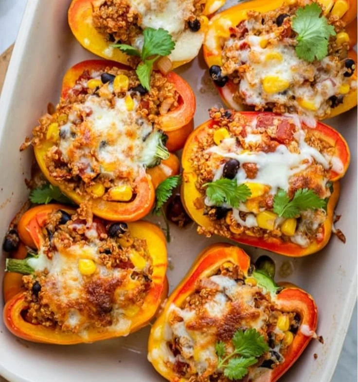 Vegetarian Quinoa Stuffed Peppers