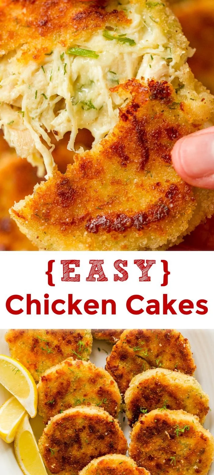 Homemade chicken patties cooked to golden perfection, served on a plate.
