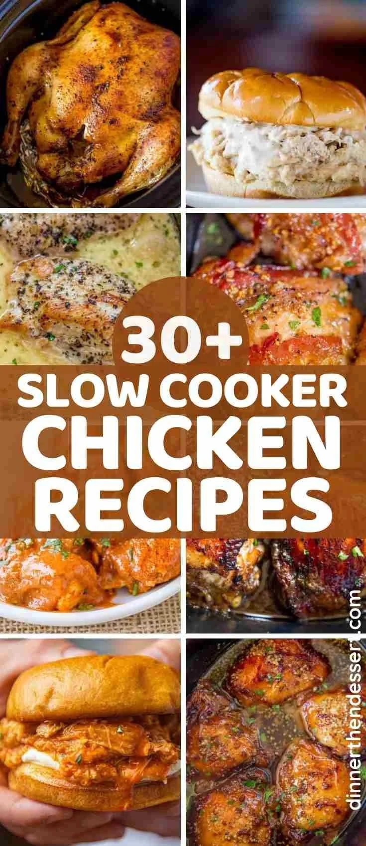 A collection of delicious crockpot chicken recipes for easy slow cooking.