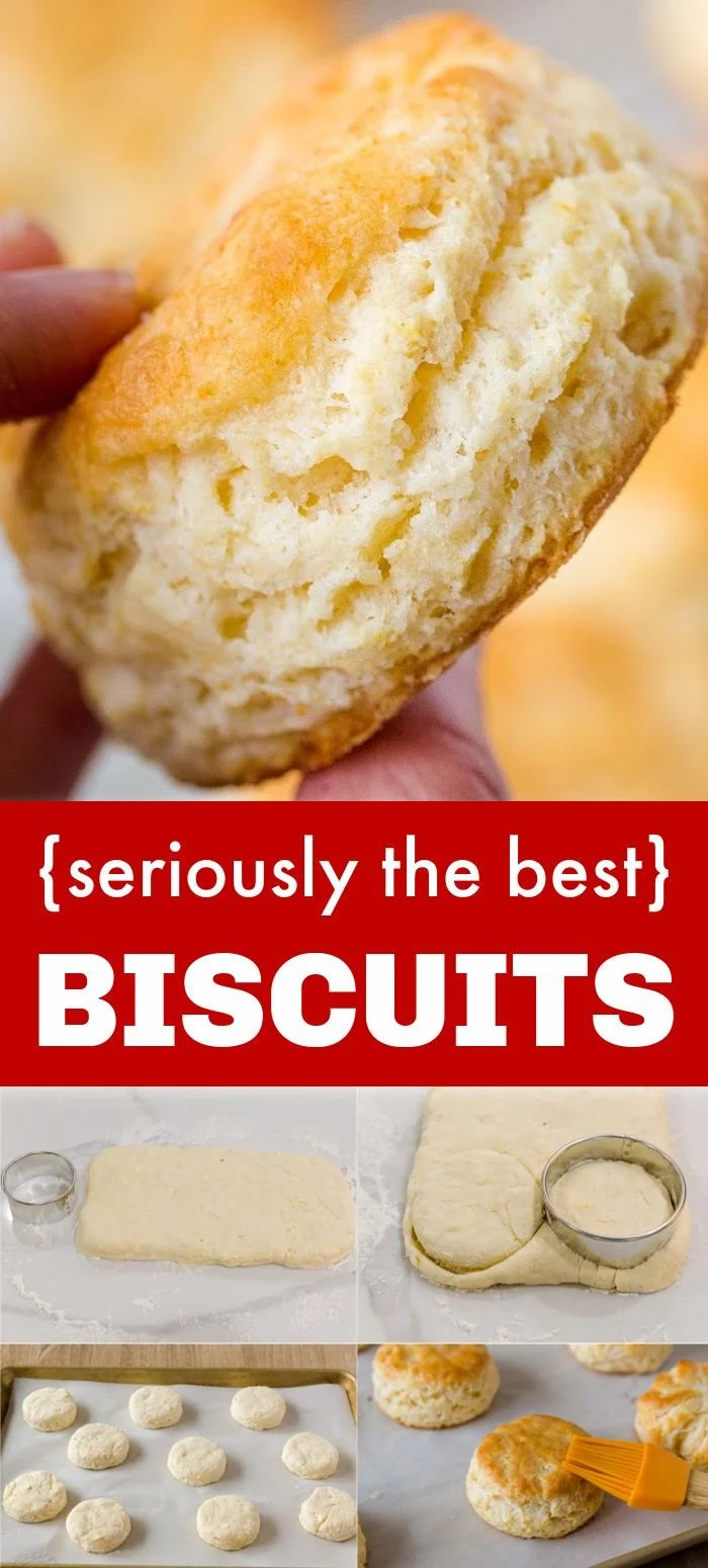 Delicious fluffy homemade biscuits fresh out of the oven