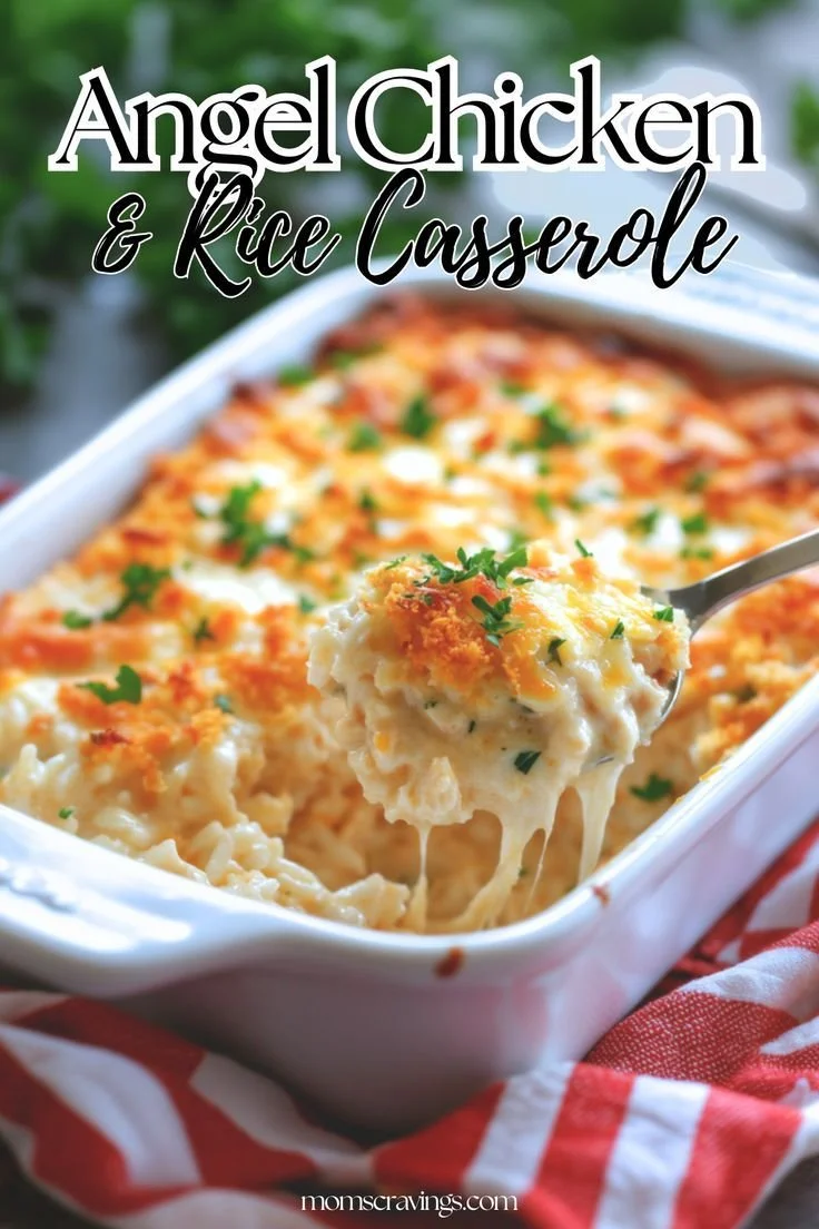 Rotisserie chicken and rice casserole topped with cheese and vegetables