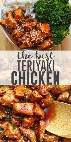 Teriyaki chicken rice bowl with vegetables and sauce