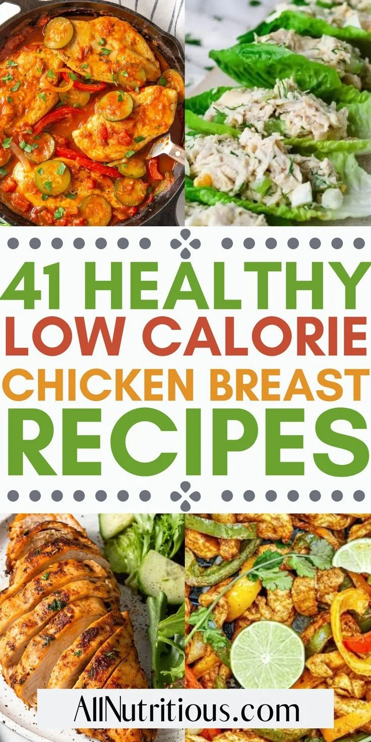 Low calorie chicken recipes for healthy and easy family dinners